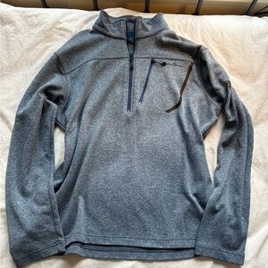 Eddie Bauer Blue Quarter-Zip Pullover